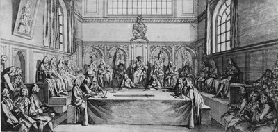 Gerichtsszene von English School